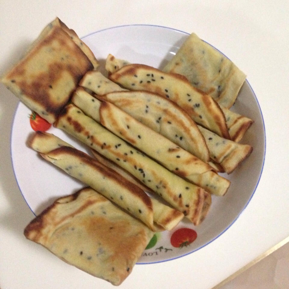 平底锅脆皮蛋卷