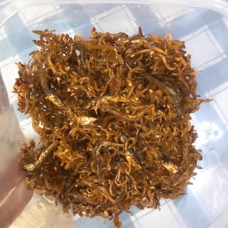 辣酱芝麻小银鱼