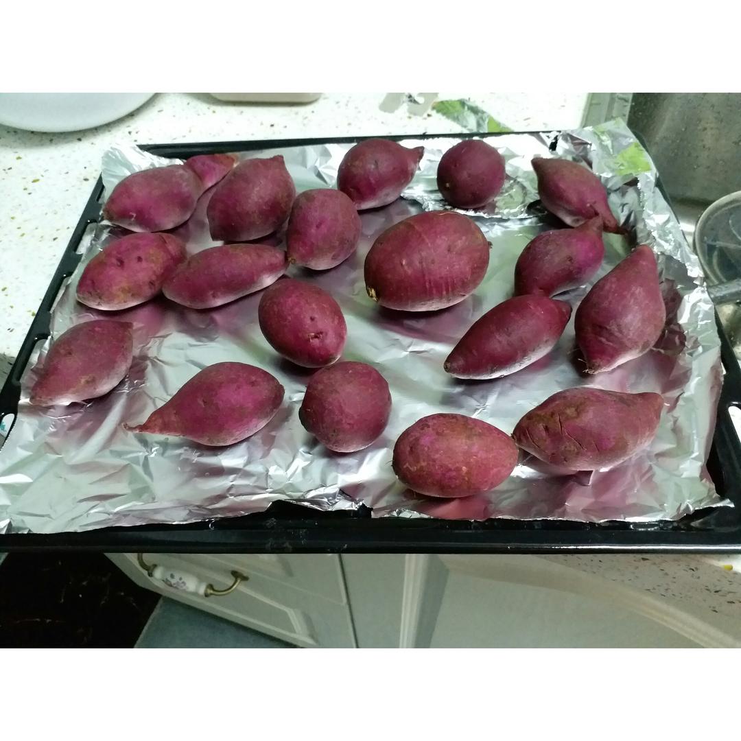 烤紫薯(烤箱版)