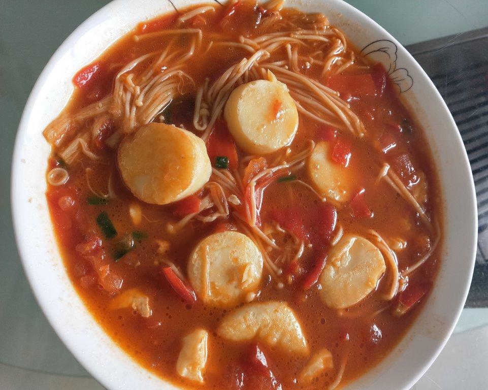 金针菇烧日本豆腐