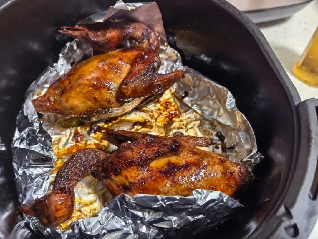 脆皮乳鸽（空气炸锅）