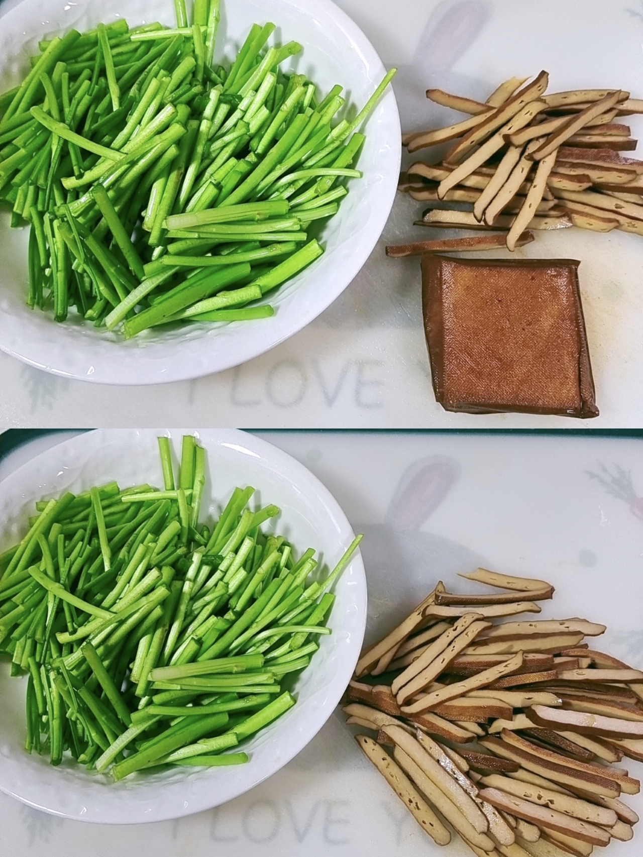 芦蒿炒香干（干丝）‼️5分钟快手菜的做法 步骤1