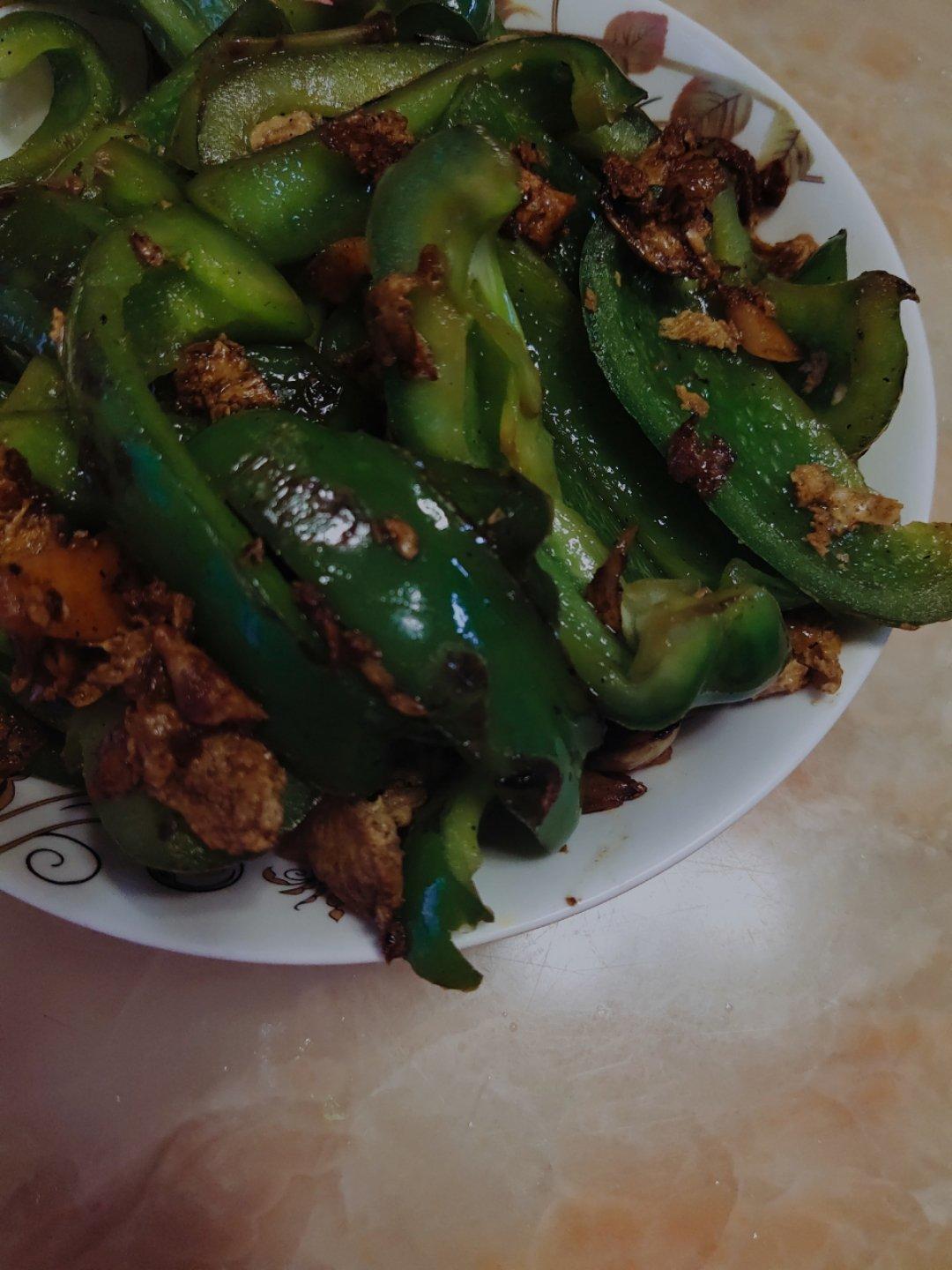 快手菜1:青椒炒鸡蛋