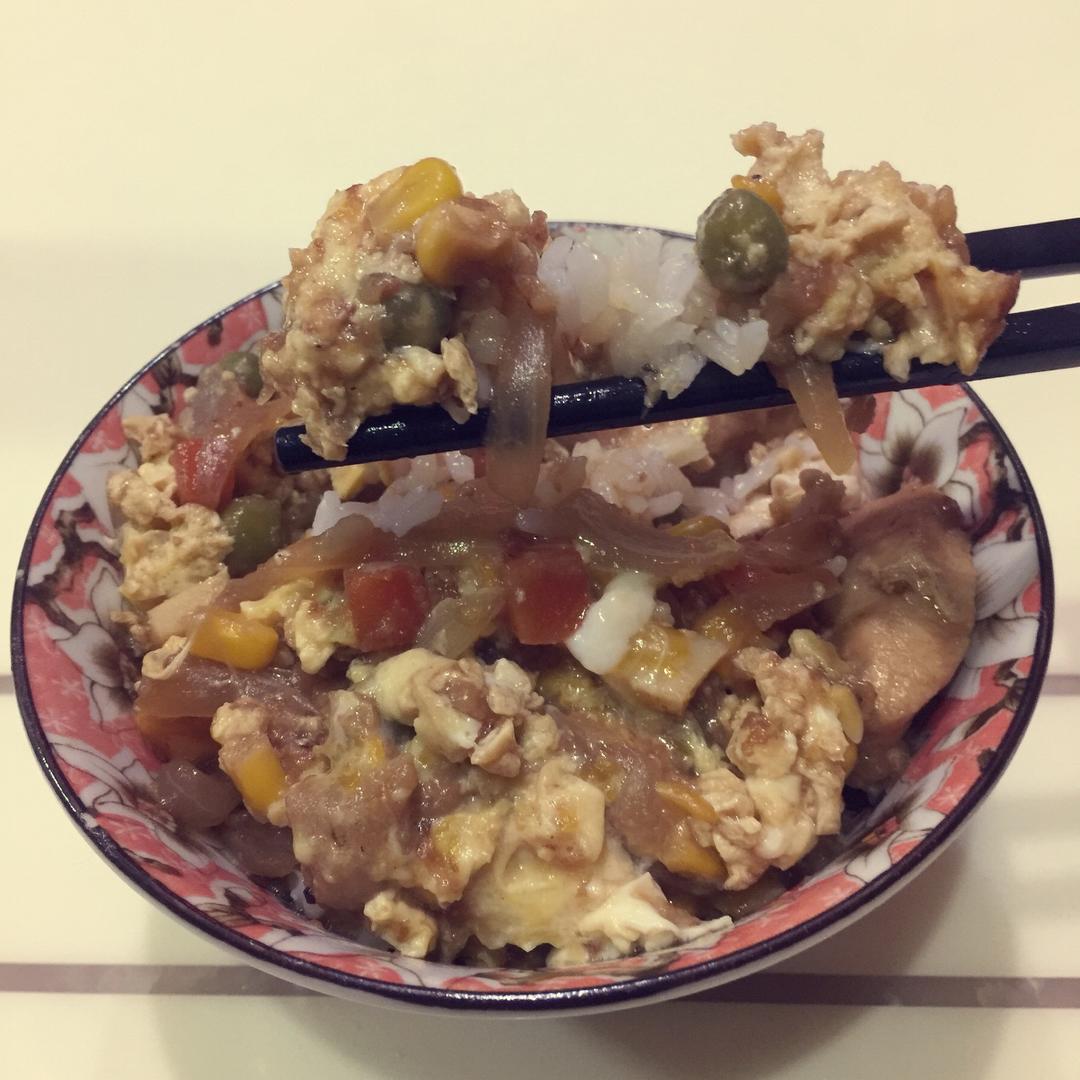 親子丼～低卡增肌的快手亲子盖饭