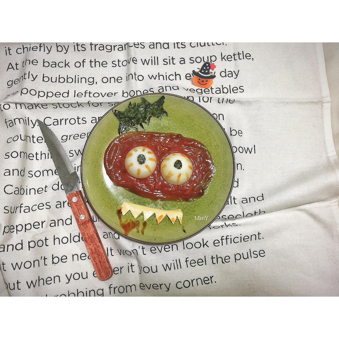 超快手万圣节眼球水煮蛋