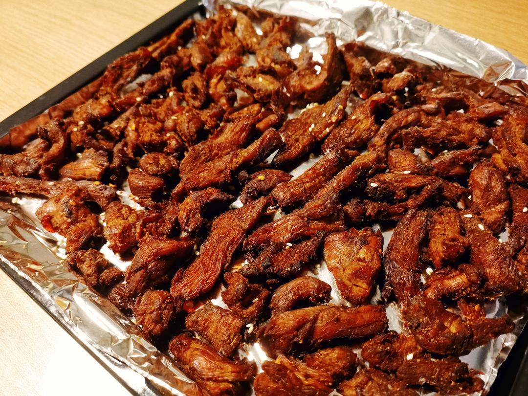 儿子评价比外面好吃一百倍的自制牛肉干
