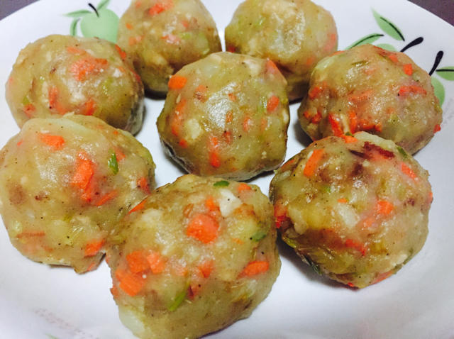 快手菜，土豆小丸子