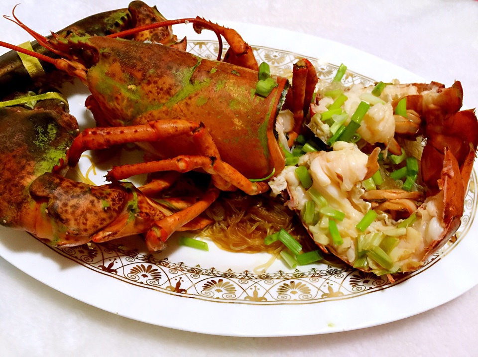 蒜蓉龙虾蒸粉丝