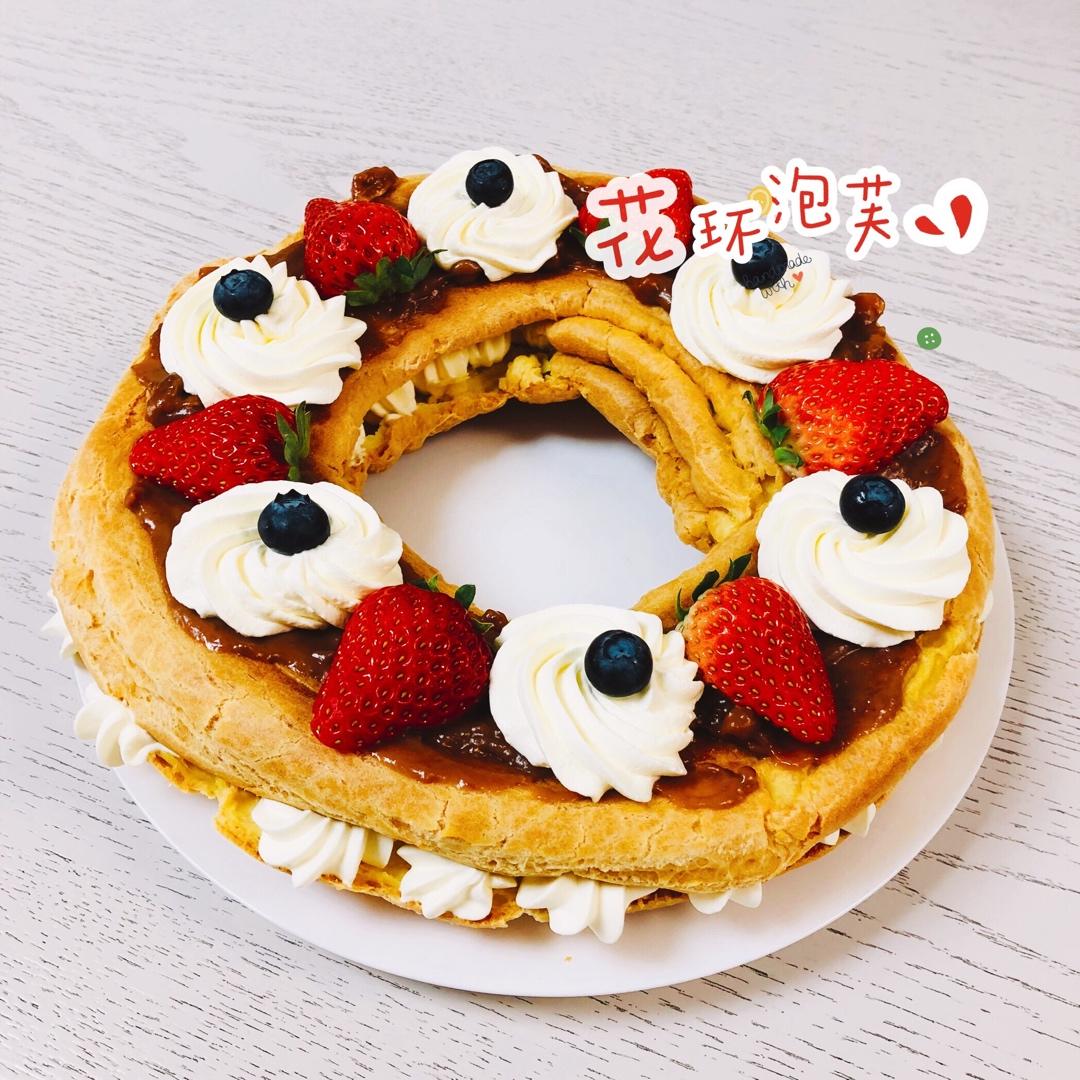 高颜值的花环泡芙