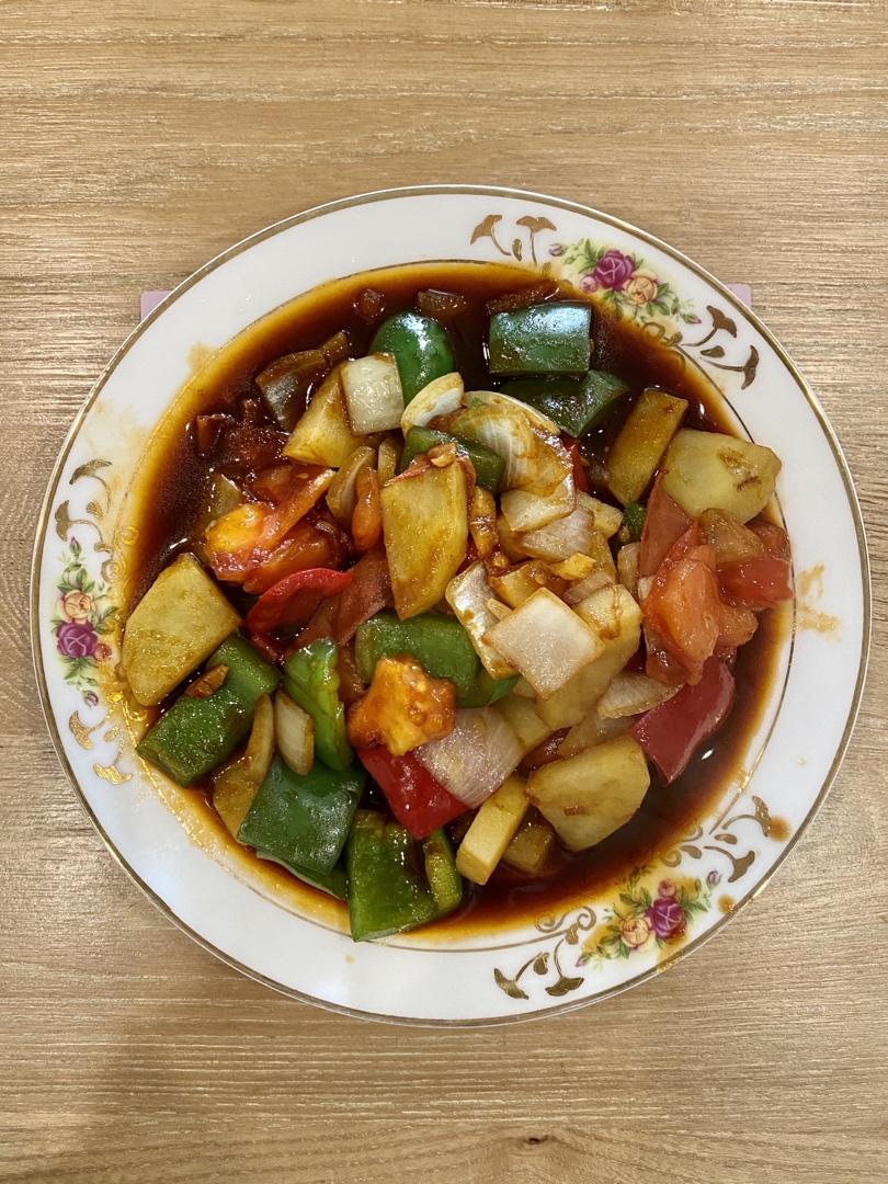 土豆洋葱西红柿【超下饭】