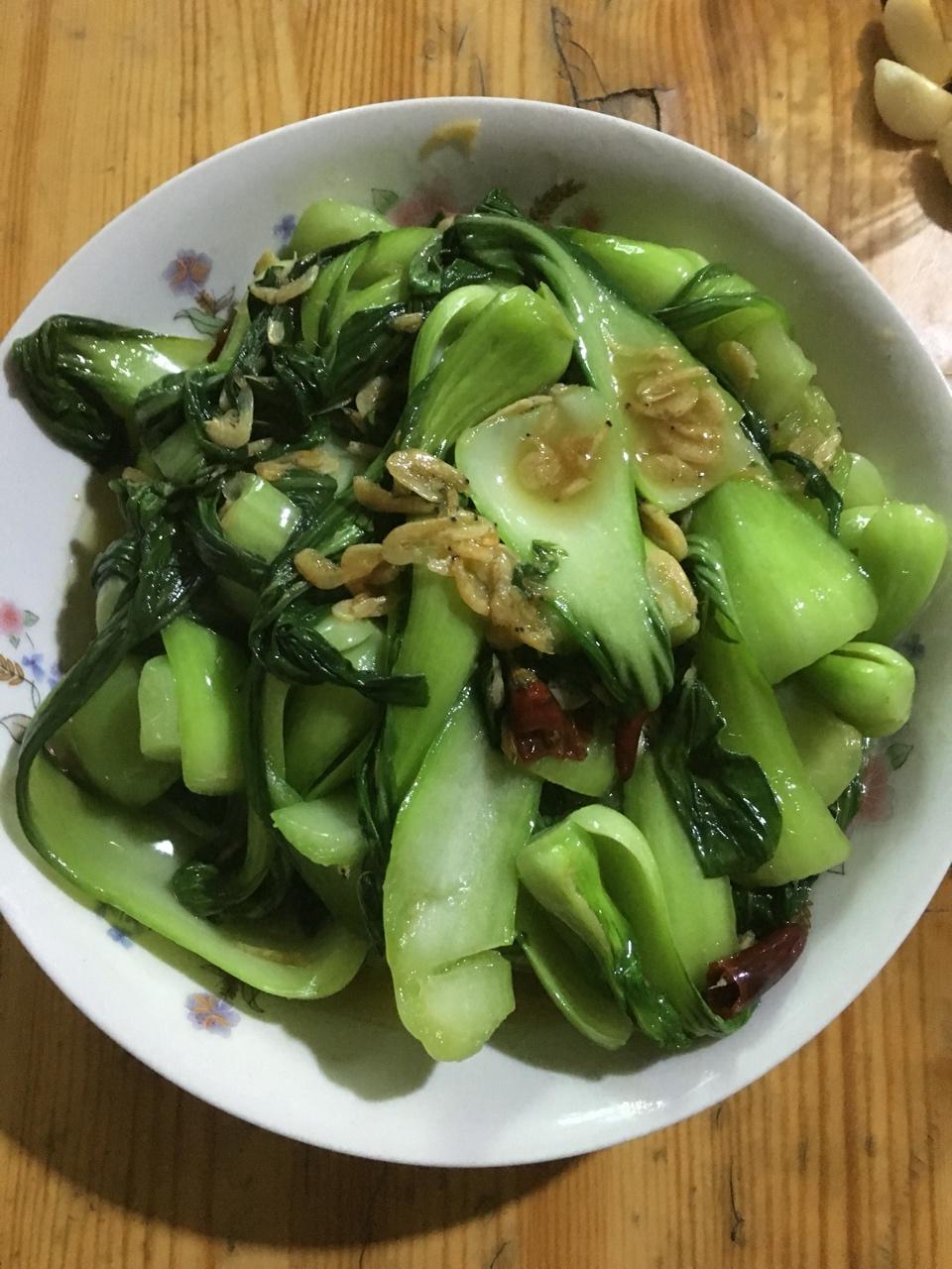 虾皮小油菜