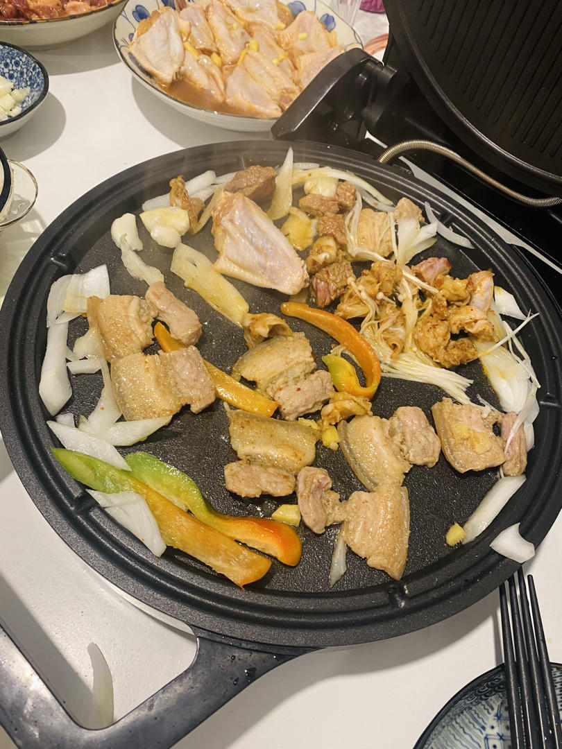 电饼铛烤肉