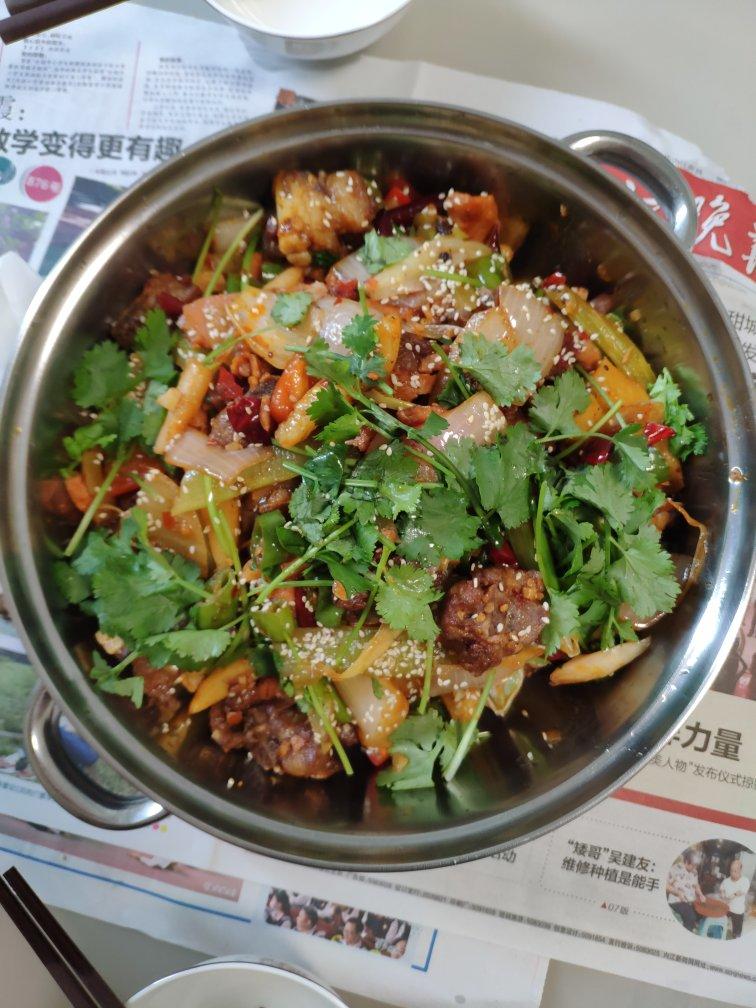 香辣干锅排骨