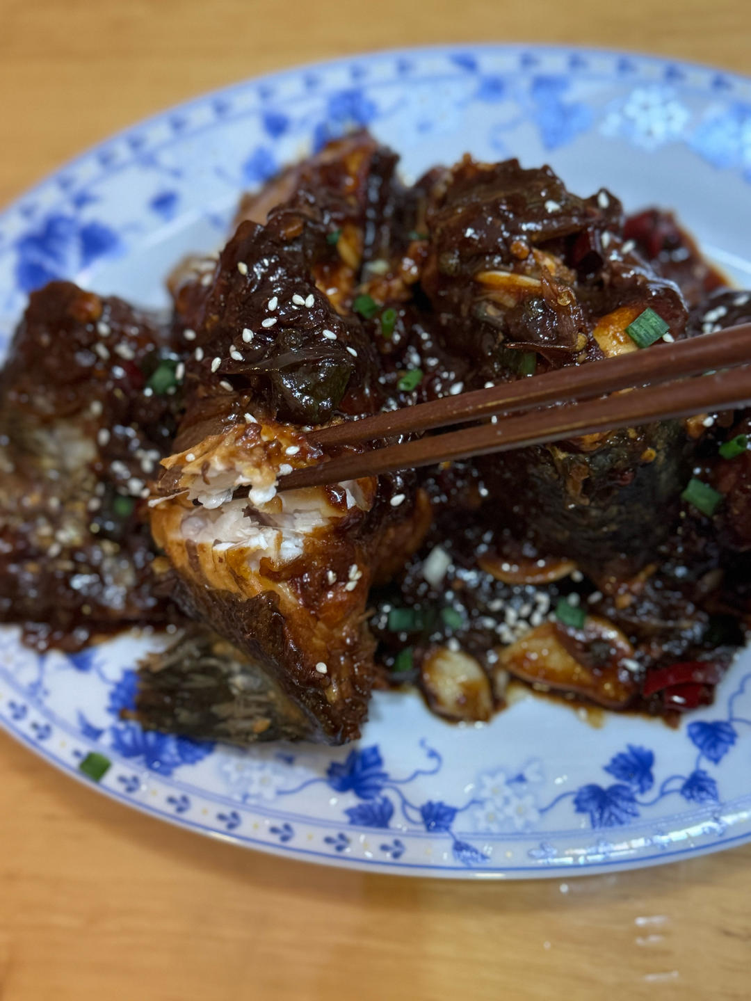 红烧花鲢鱼