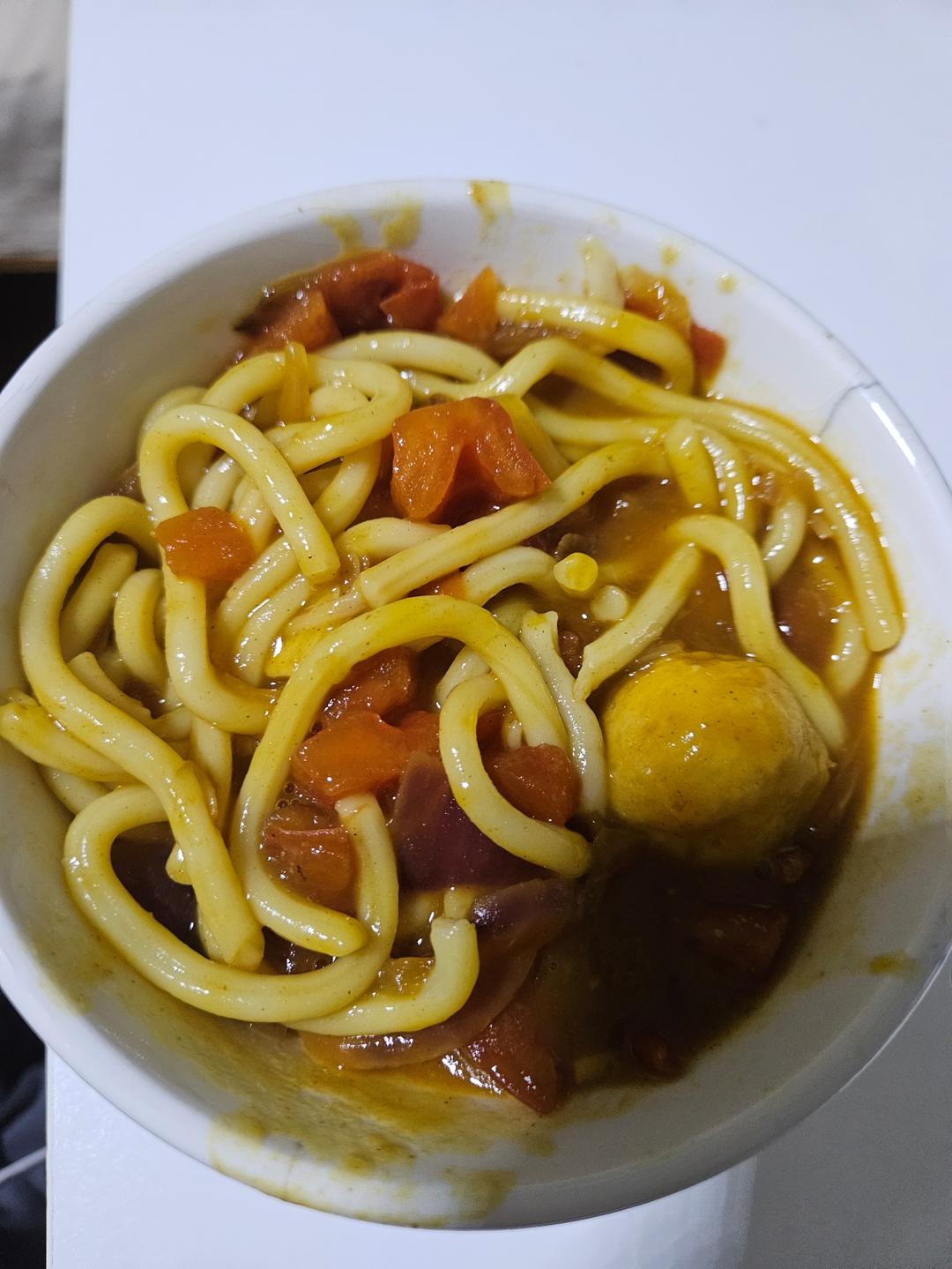 YYDS‼️能吃一辈子汤汁浓郁的番茄咖喱乌冬面