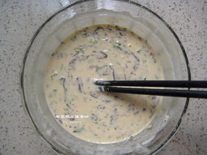 快手營養午餐-紫菜蝦皮雞蛋餅的做法 步骤3