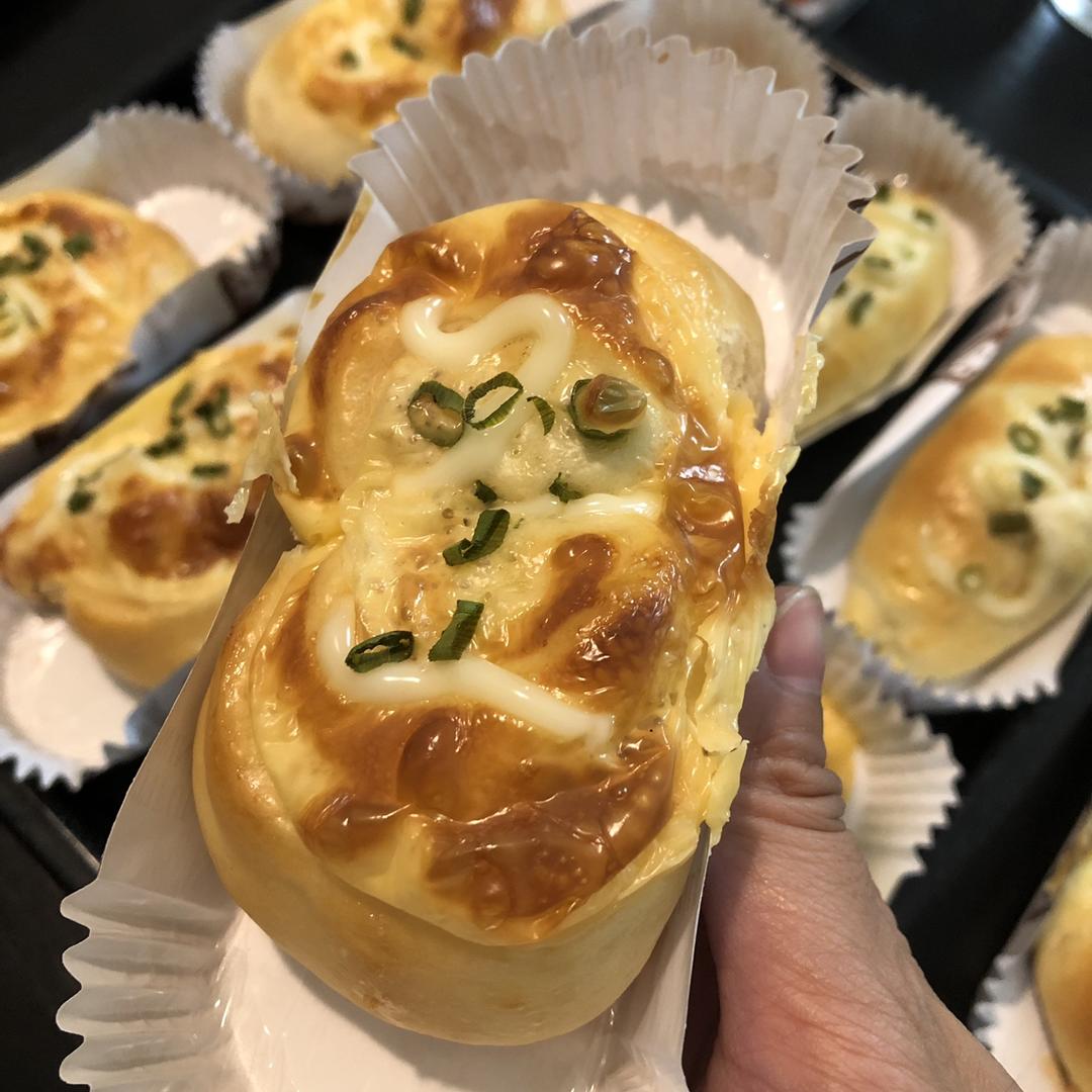 培根芝士面包（液种+烫种）