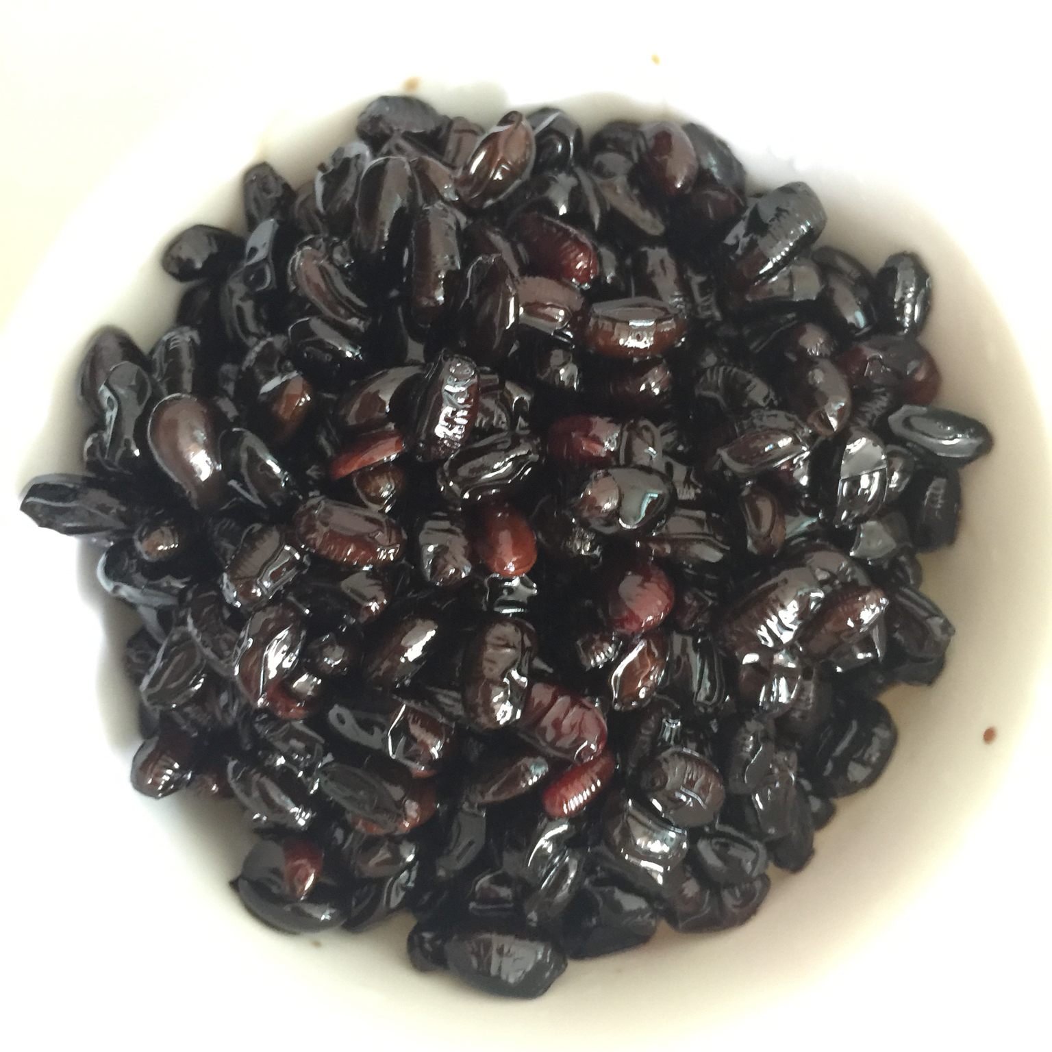 吃素的暴躁兔纸做的日式酱煮黑豆低糖少盐版电饭煲轻松做