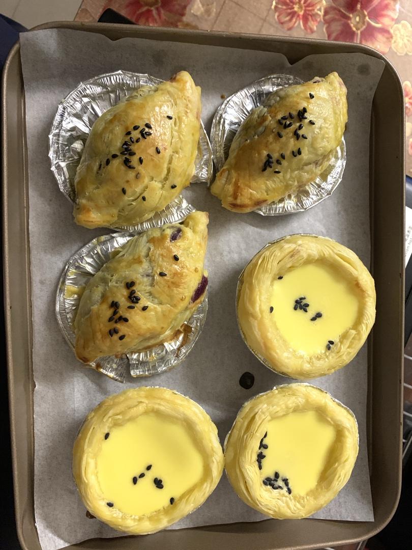 蛋挞皮版栗子紫薯酥