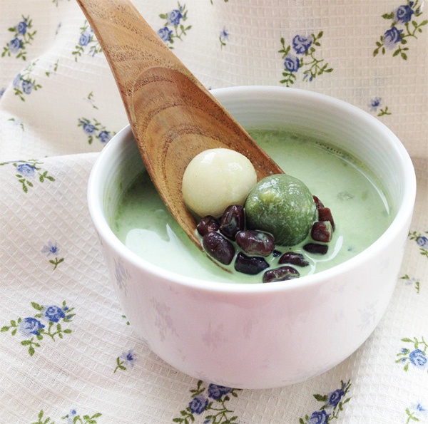 抹茶红豆年糕