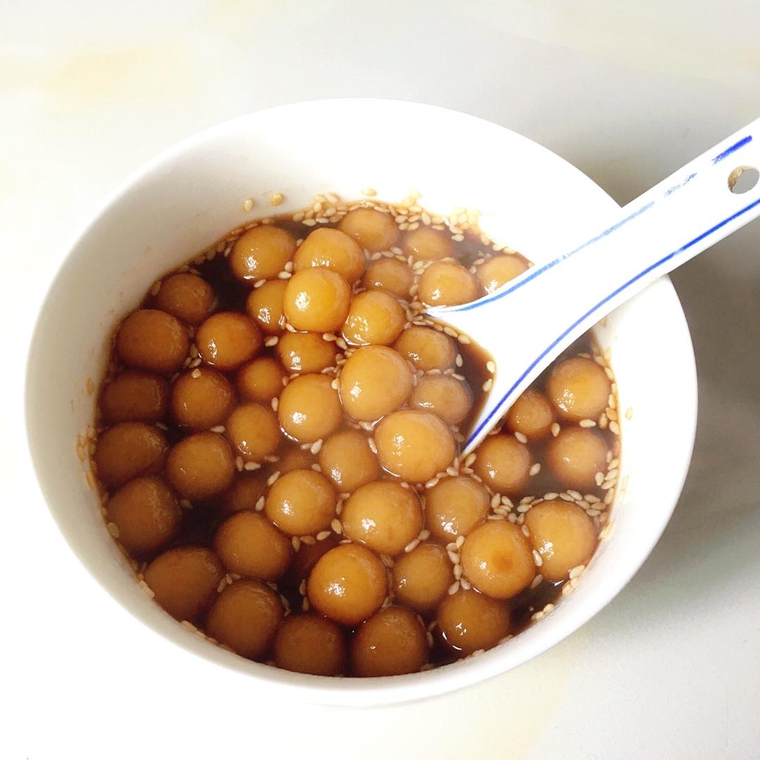 红糖糯米小圆子