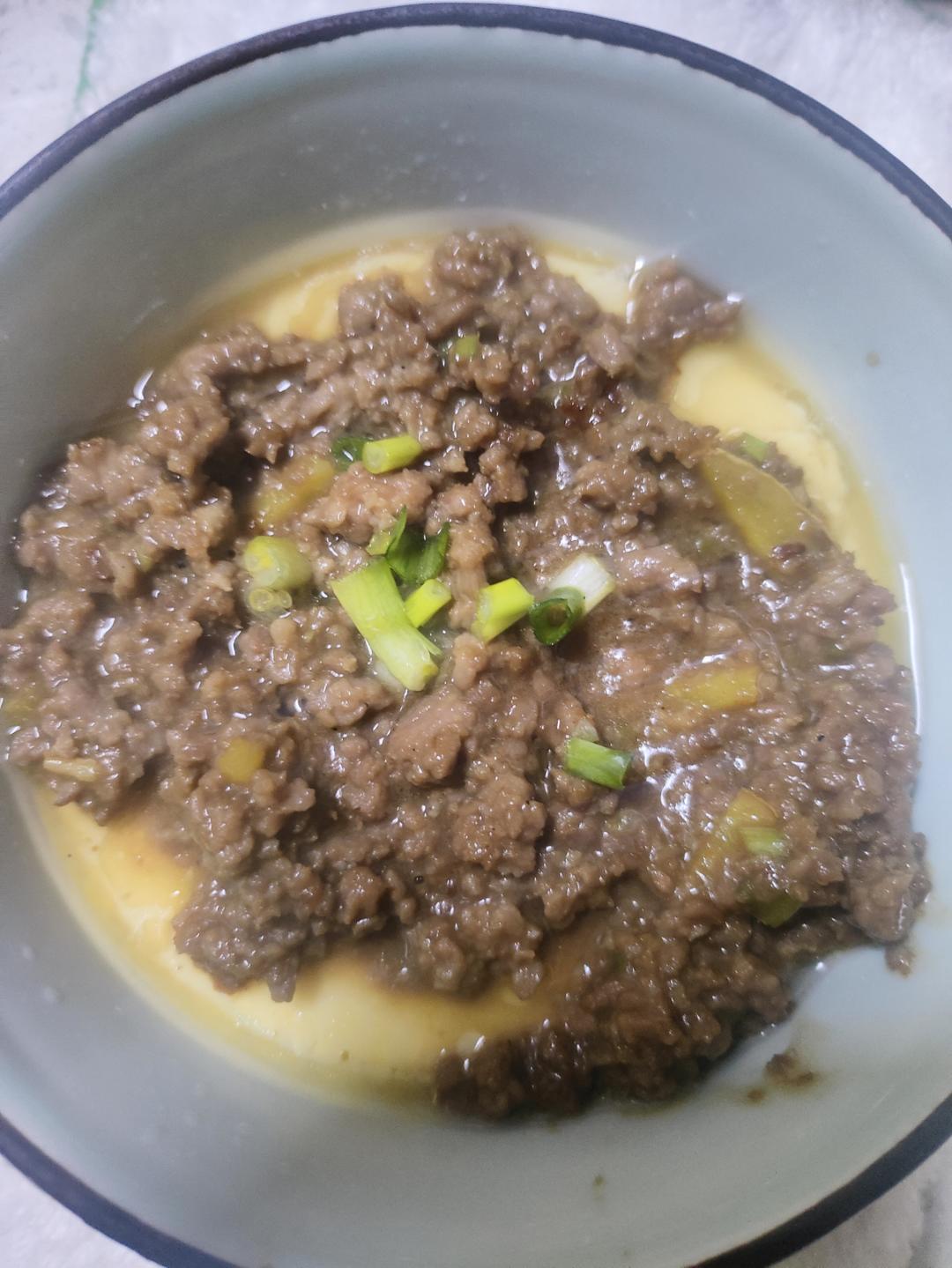 牛肉沫蒸蛋