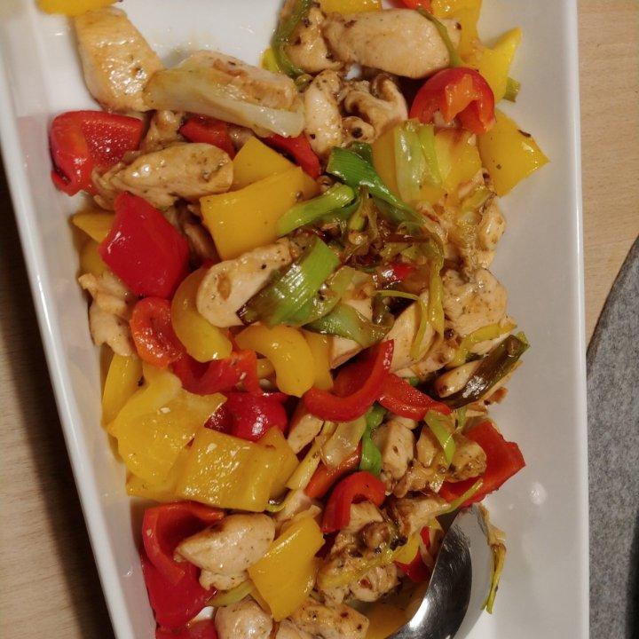 柿子椒炒肉