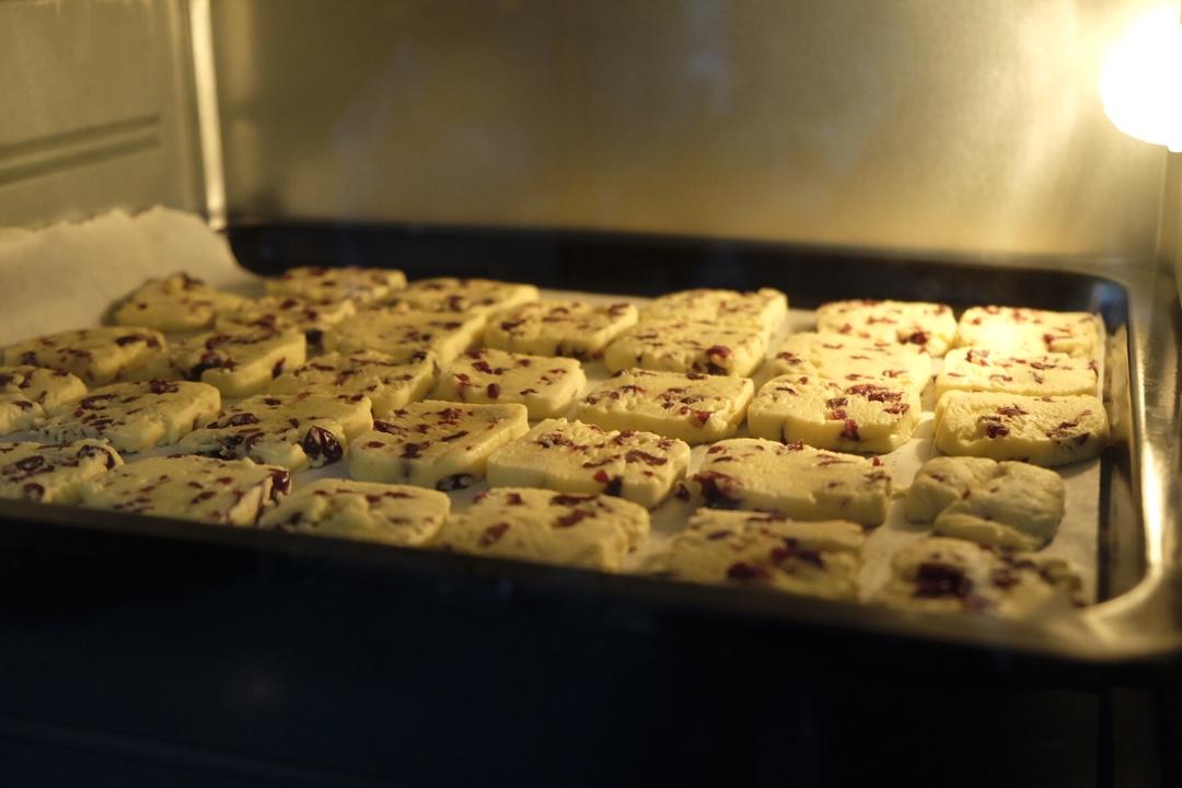 低糖少油版蔓越莓饼干