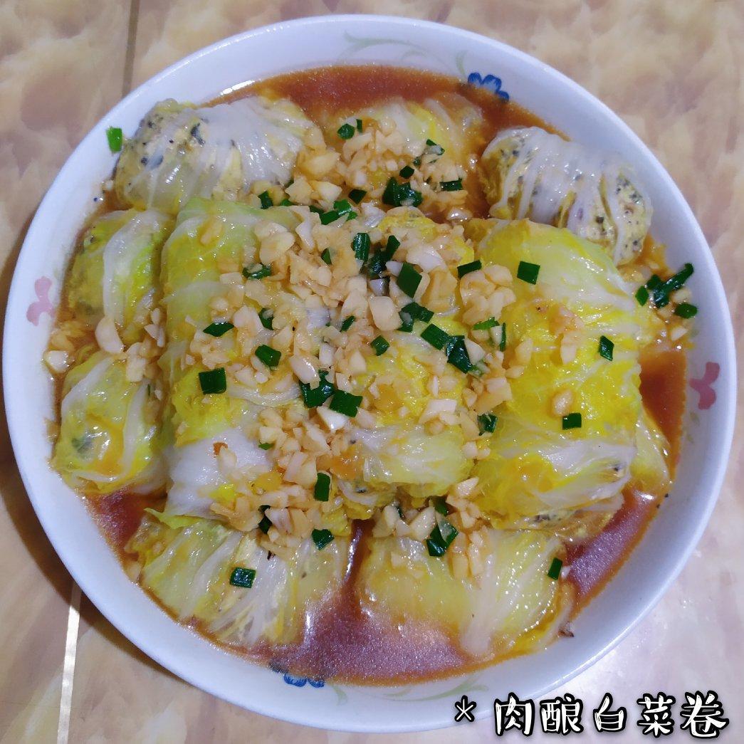肉酿白菜卷