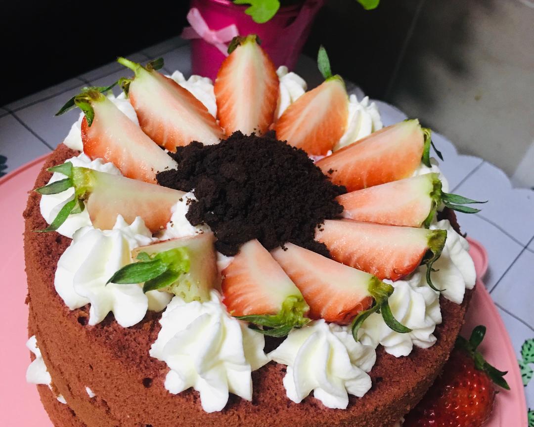 6寸红丝绒蛋糕的做法