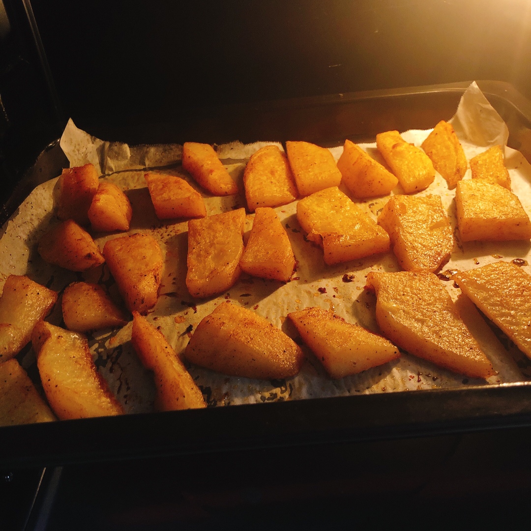 烤土豆、烤薯角
