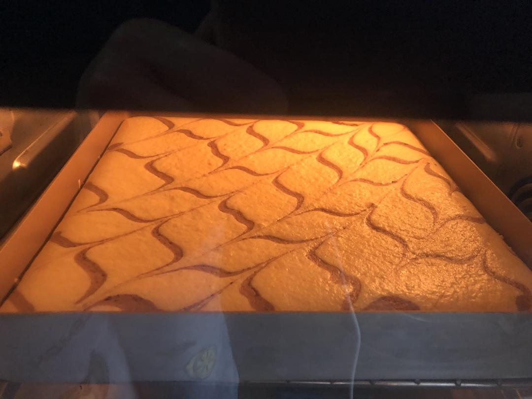 超软千鸟格肉松蛋糕
