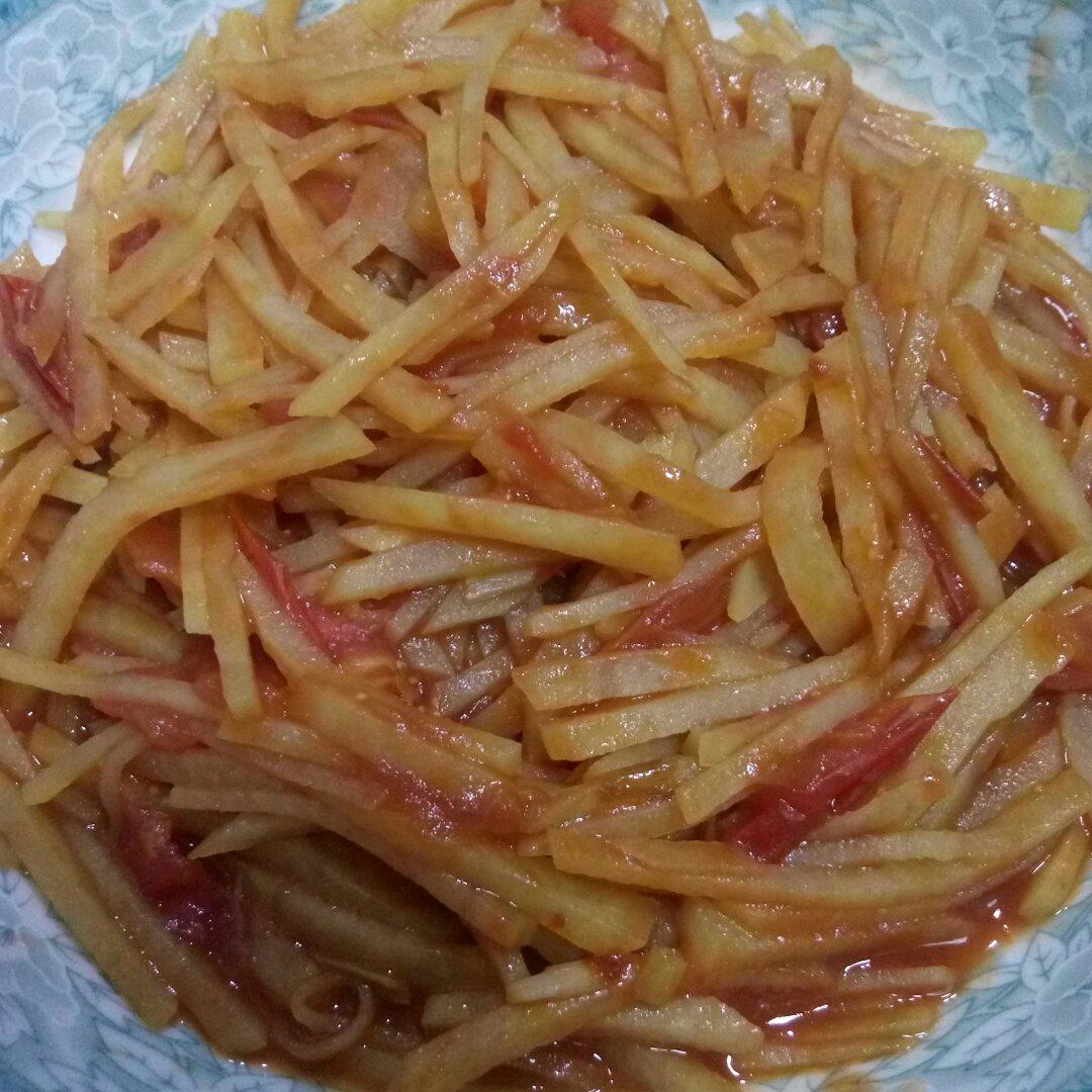 西红柿土豆丝