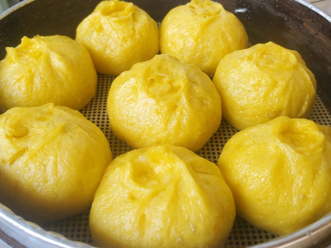 南瓜包子 | 吃腻了传统包子，来换个口味