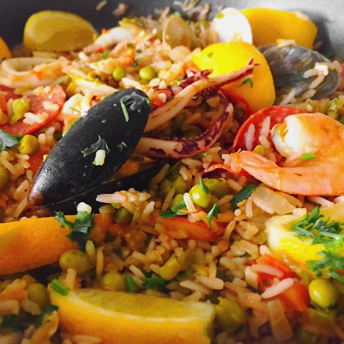 【曼食慢语】Seafood Paella 西班牙海鲜饭