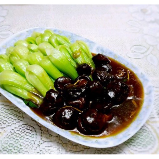 蚝油香菇油菜