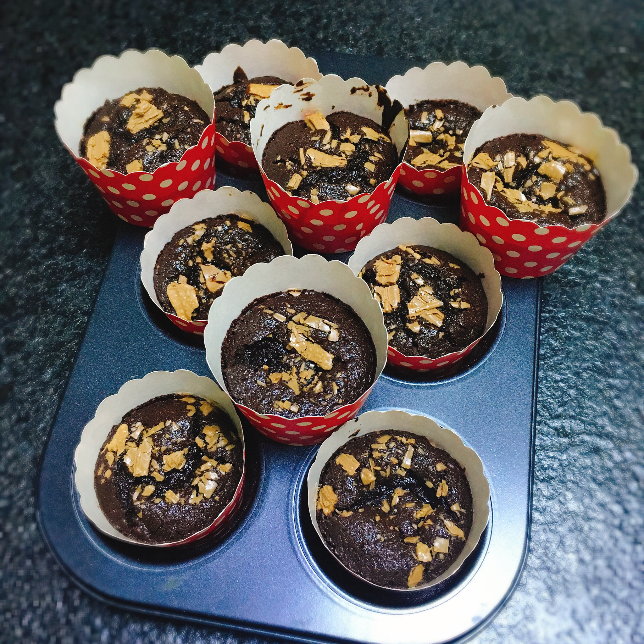 布朗尼杯子蛋糕