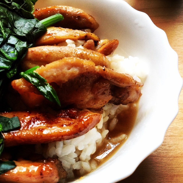 日式照烧鸡排饭