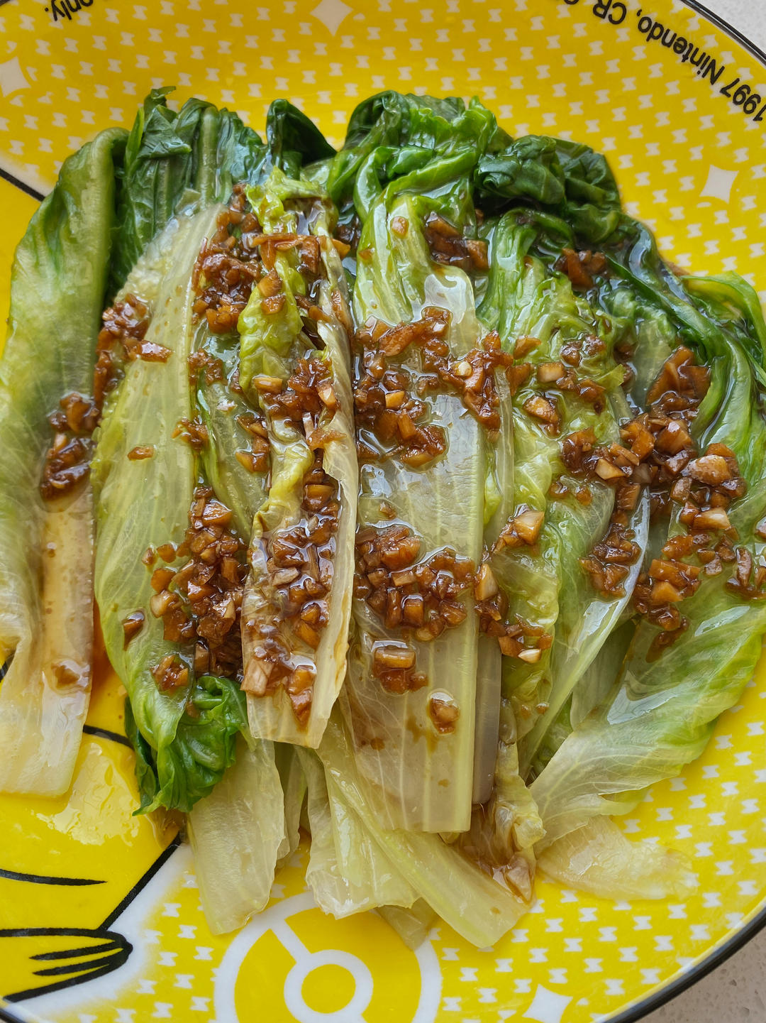 白灼生菜