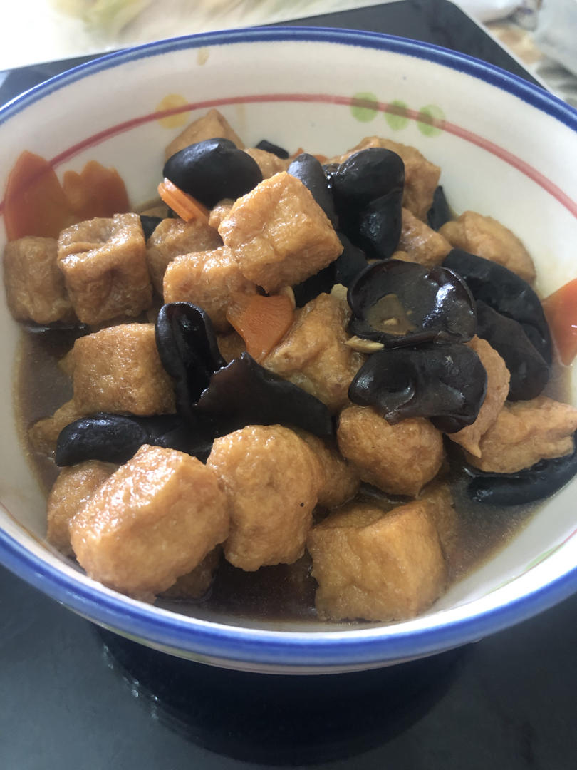 红烧油豆腐