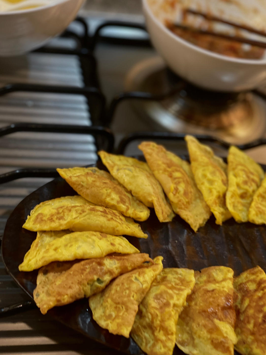 过年必备菜…蛋饺…