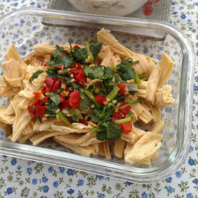 凉拌腐竹