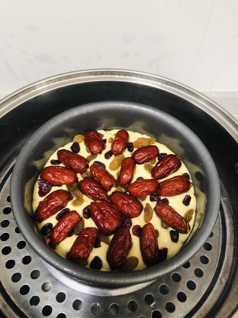 红枣玉米发糕