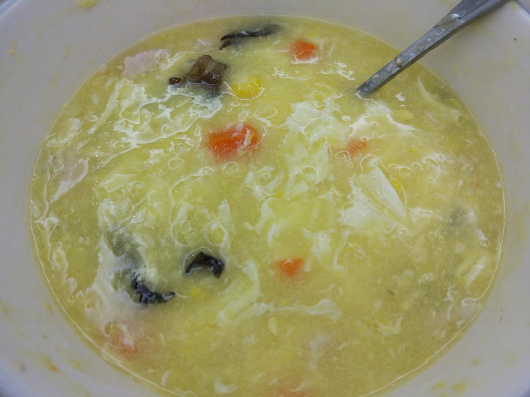 花花花头鸭做的广式粟米羹(玉米羹)