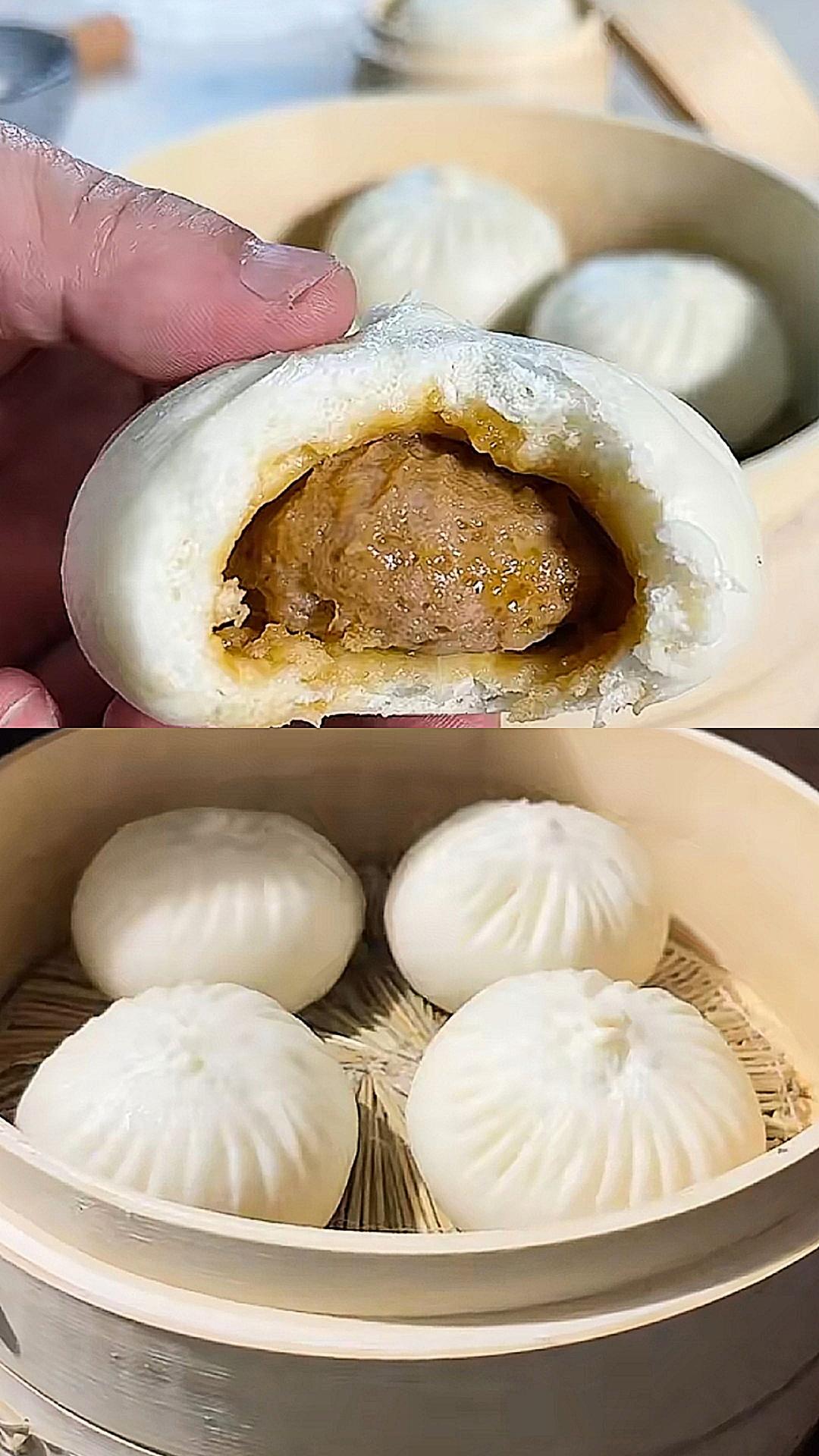 朱厘米大肉包○国家一级面点师老师配方·可调节量的做法