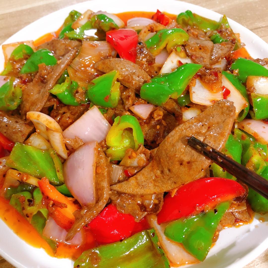 琳哥是妙厨仙女做的嫩炒猪肝