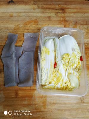 魔芋肉丝炒酸白菜的做法 步骤1