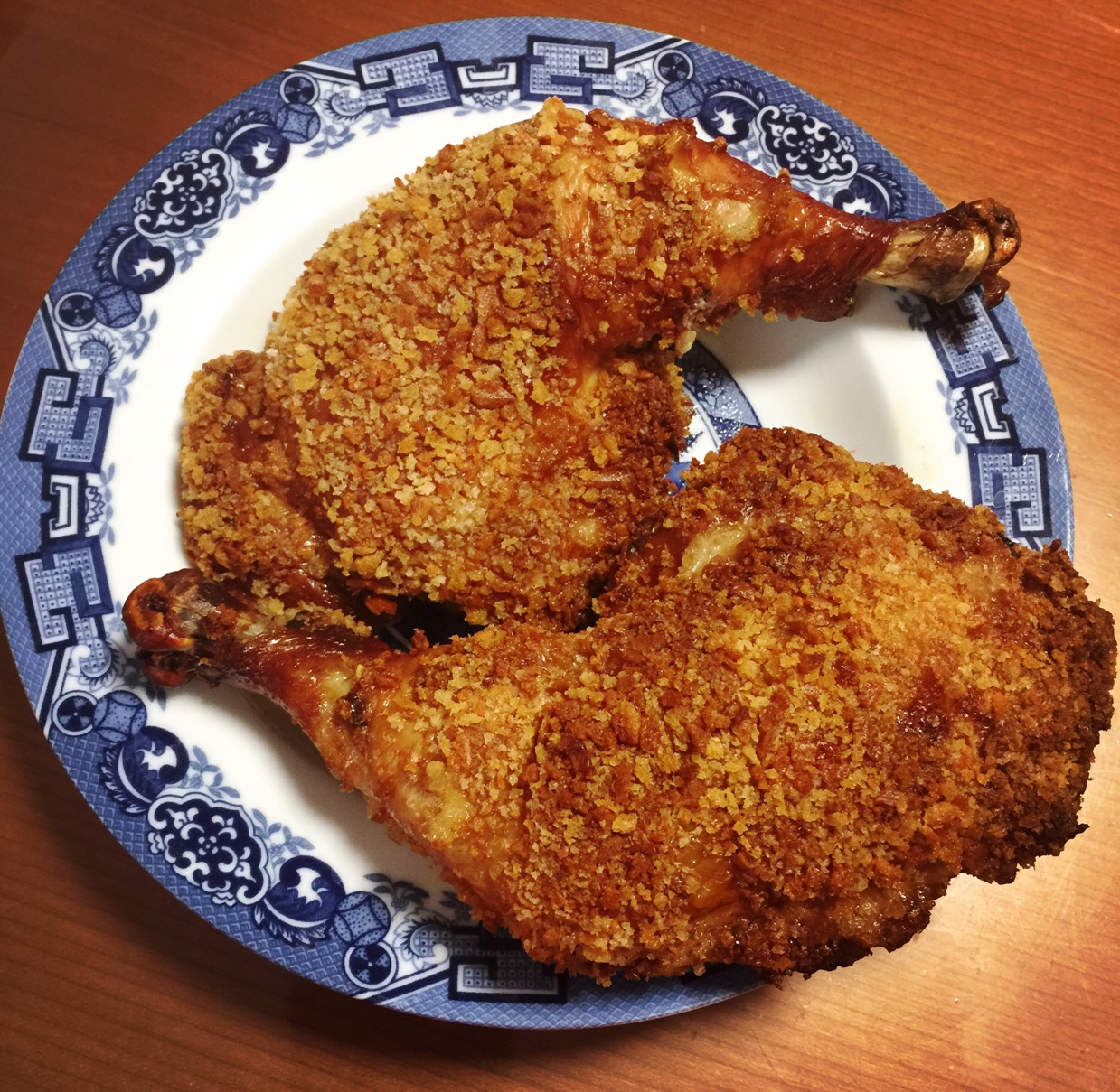 俗人_7hk6做的脆皮烤鸡腿