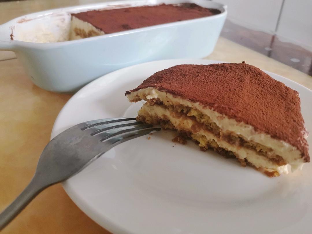 意大利提拉米苏Tiramisu(全熟、无吉利丁版)超详细