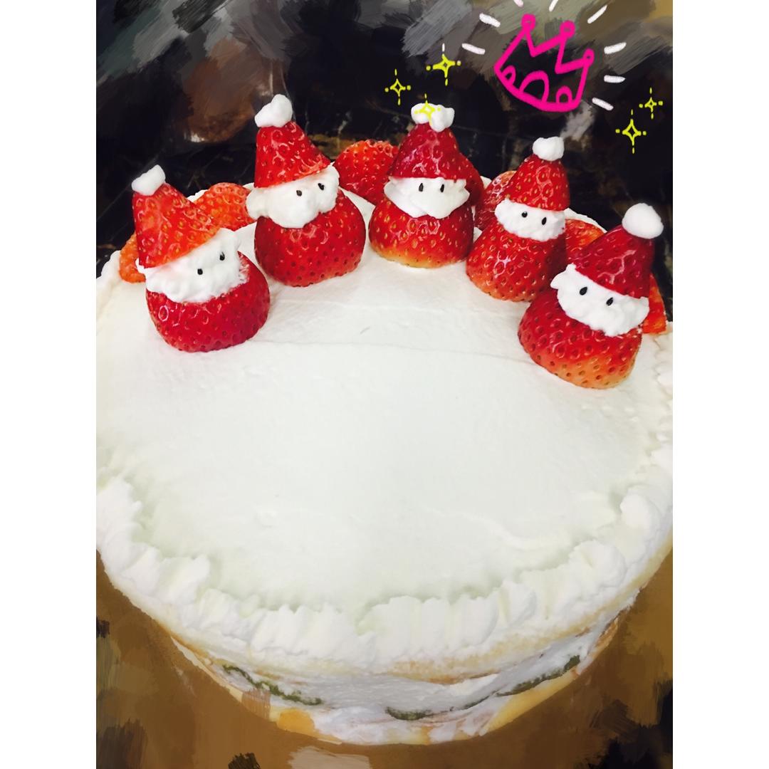 圣诞呆萌裸蛋糕